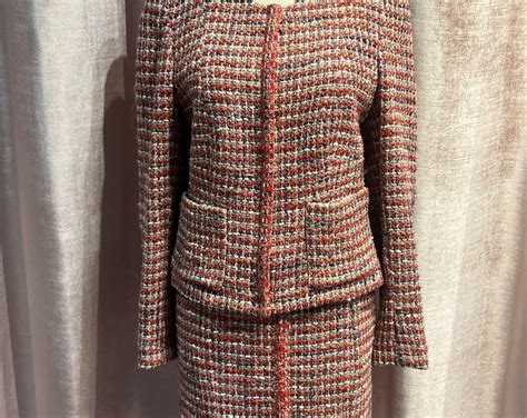 chanel vintage mens bomber|vintage chanel tweed suit.